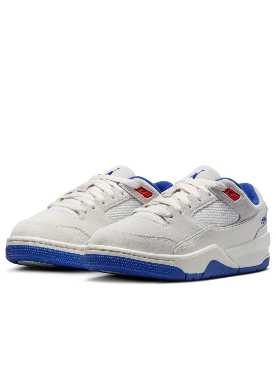 Кроссовки (GS) Air Jordan Flight Court 'Phantom Deep Royal Blue' — изображение 3 из 6, бежевый
