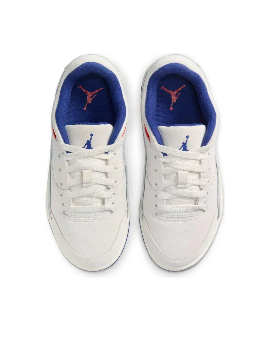 Кроссовки (GS) Air Jordan Flight Court 'Phantom Deep Royal Blue' — изображение 4 из 6, бежевый
