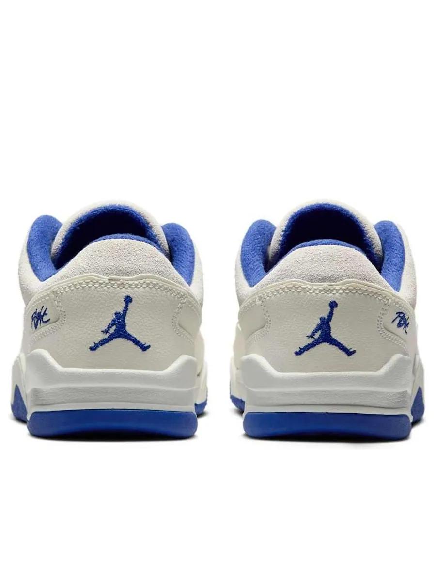Кроссовки (GS) Air Jordan Flight Court 'Phantom Deep Royal Blue' — изображение 5 из 6, бежевый