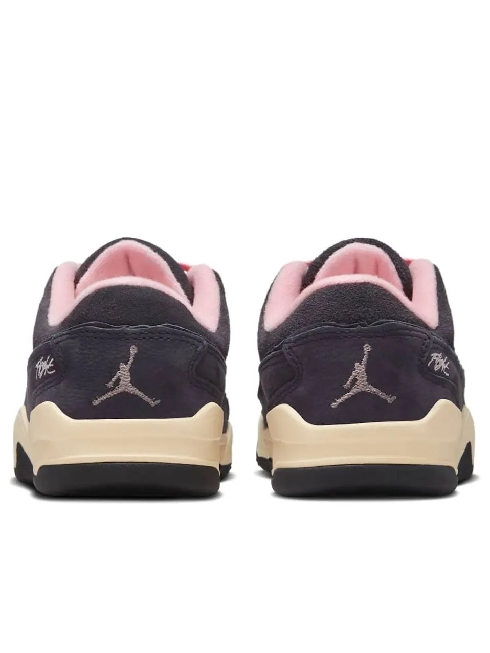 Кроссовки (GS) Air Jordan Flight Court 'Oil Grey Arctic Punch' — изображение 3 из 6, серый