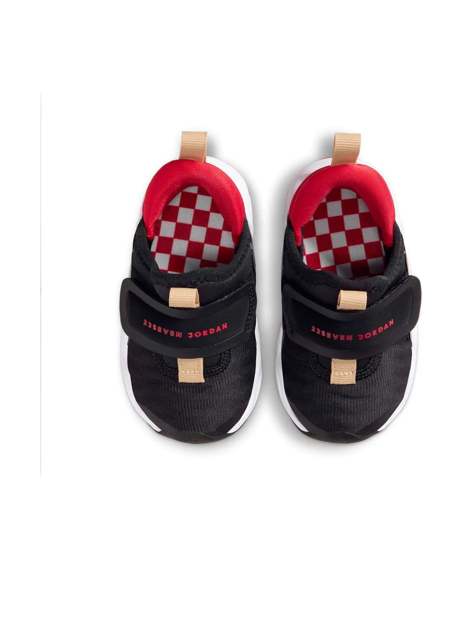 Кроссовки (TD) Air Jordan 23/7.2 EasyOn 'Black Fire Red White Sesame' — изображение 2 из 6, черный