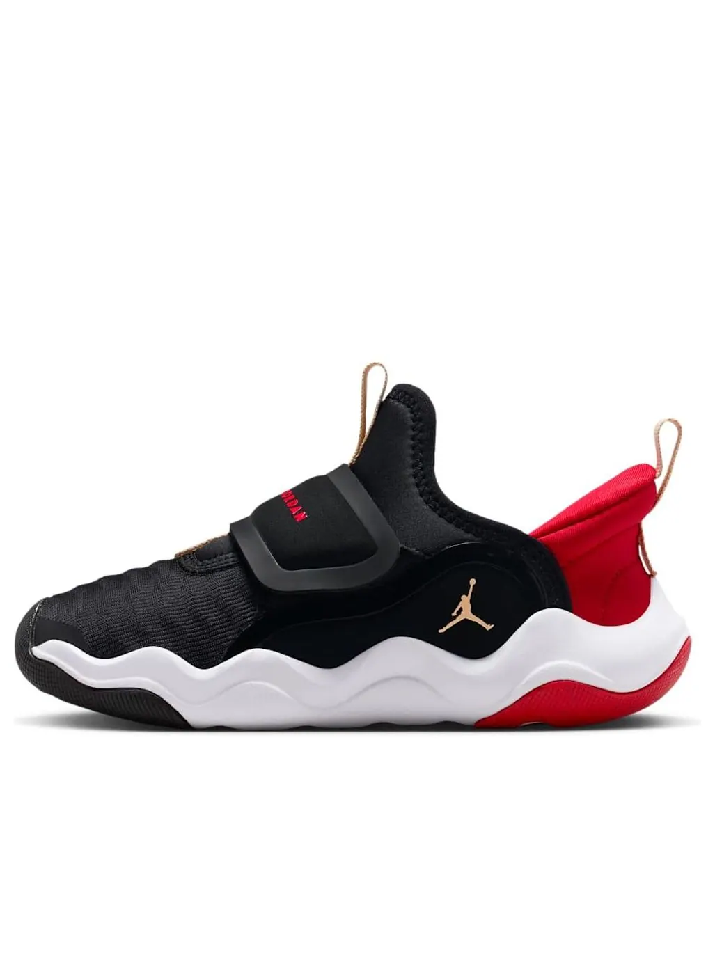 (PS) Air Jordan 23/7.2 EasyOn 'Black Fire Red White Sesame' — изображение 1 из 6, черный/красный/белый
