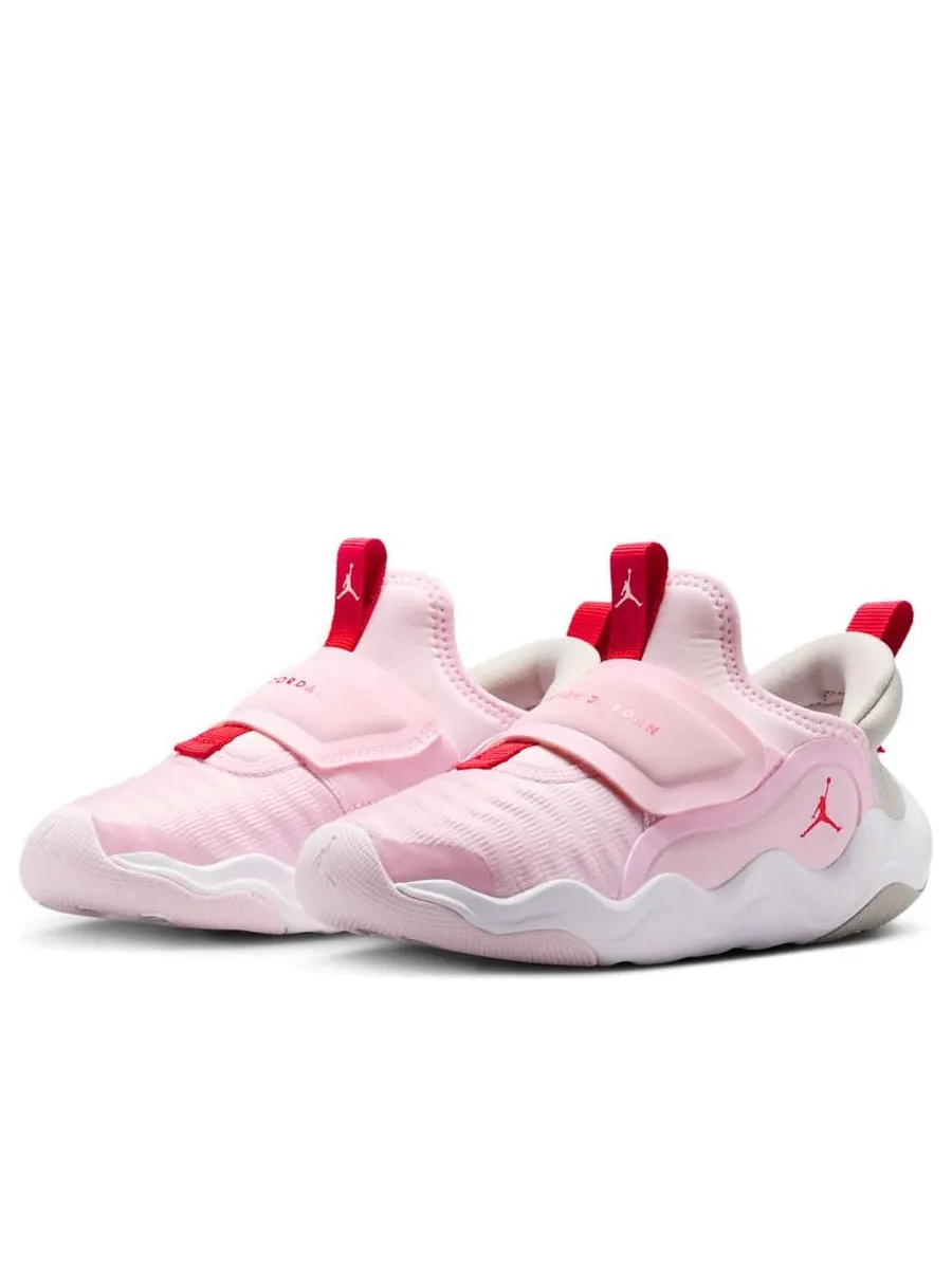 Кроссовки (PS) Air Jordan 23/7.2 EasyOn 'Pink Foam Tech Grey White Fire Red' — изображение 3 из 6, розовый