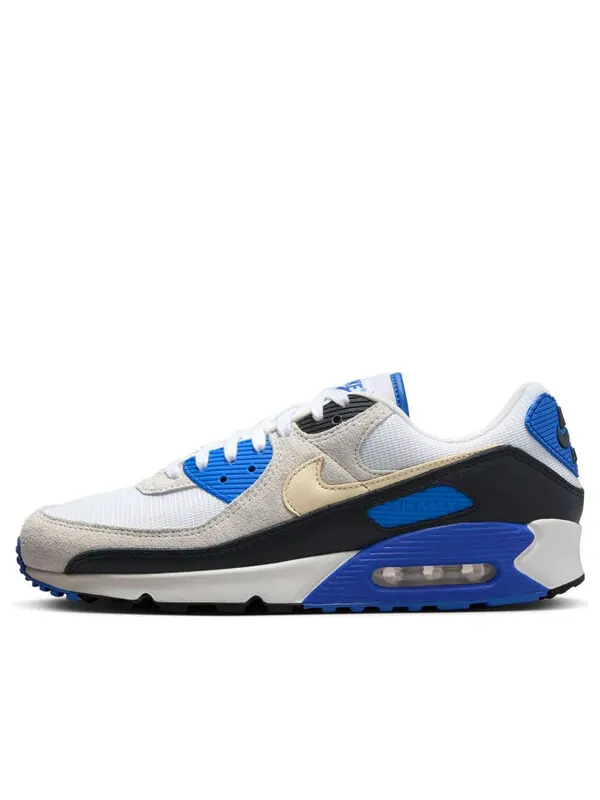 Кроссовки air max 90 premium 'racer blue' Nike — изображение 1 из 4, белый/синий/хаки/черный