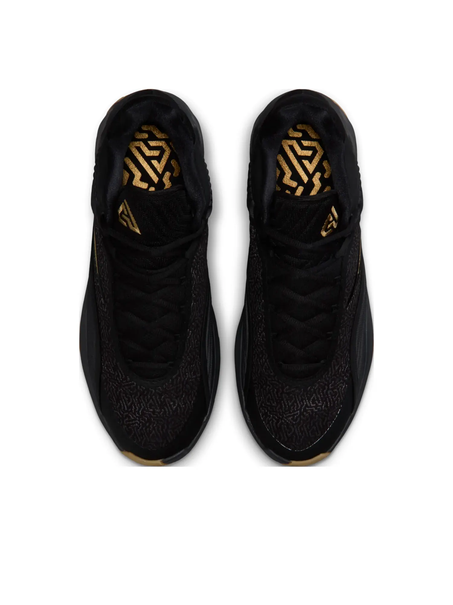 Кроссовки Nike Giannis Freak 7 EP 'Black Gum Metallic Gold' — изображение 4 из 7, черный