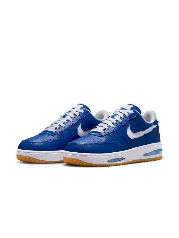 Кроссовки air force 1 low evo 'team royal' Nike — изображение 2 из 4, белый/синий/желтый
