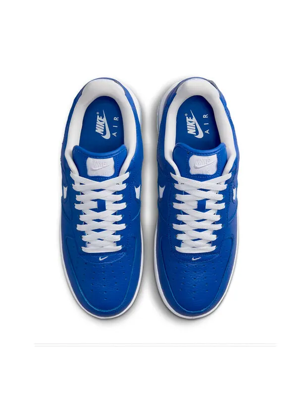 Кроссовки air force 1 low evo 'team royal' Nike — изображение 3 из 4, белый/синий/желтый