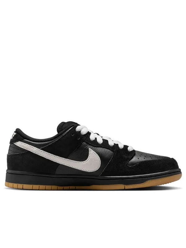 Кроссовки sb dunk low pro 'black white gum' Nike — изображение 2 из 4, черный/белый