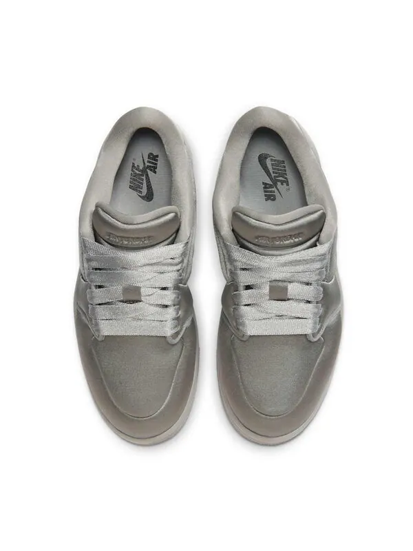 Кроссовки 1 low method of make 'satin grey' Air Jordan — изображение 4 из 4, серый
