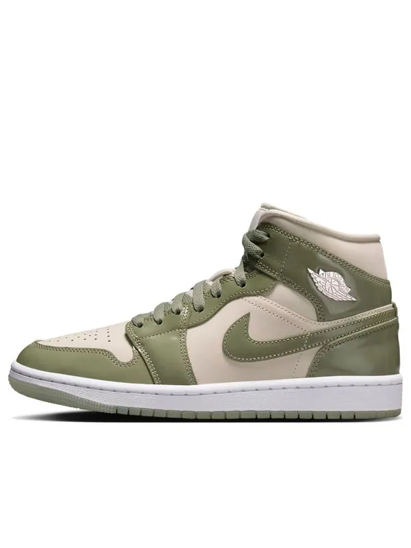 Кроссовки 1 mid se Air Jordan — изображение 1 из 4, зеленый