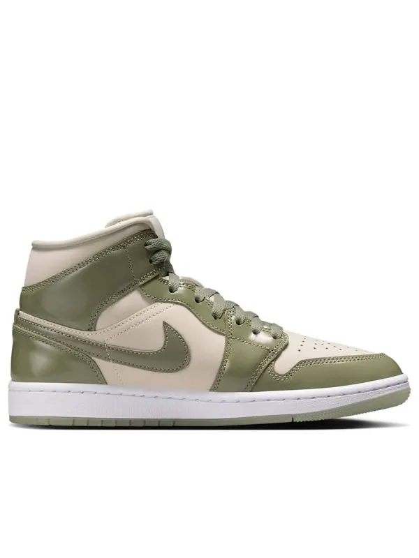 Кроссовки 1 mid se Air Jordan — изображение 2 из 4, зеленый