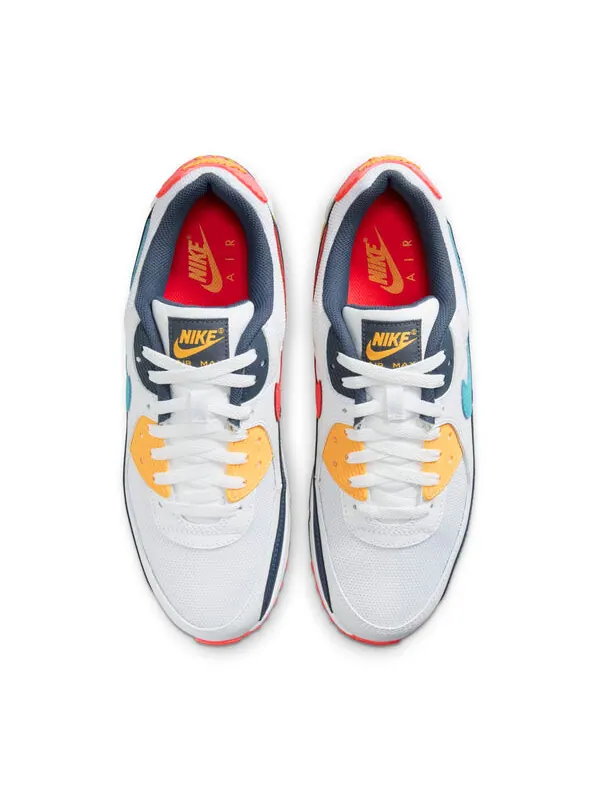 Кроссовки air max 90 Nike — изображение 4 из 4, белый/синий/розовый