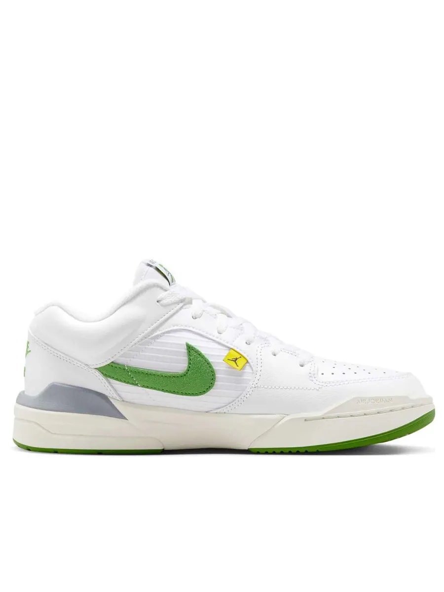 Кроссовки (WMNS) Air Jordan Stadium 90 'White Sail Lightning Chlorophyll' — изображение 2 из 6, белый
