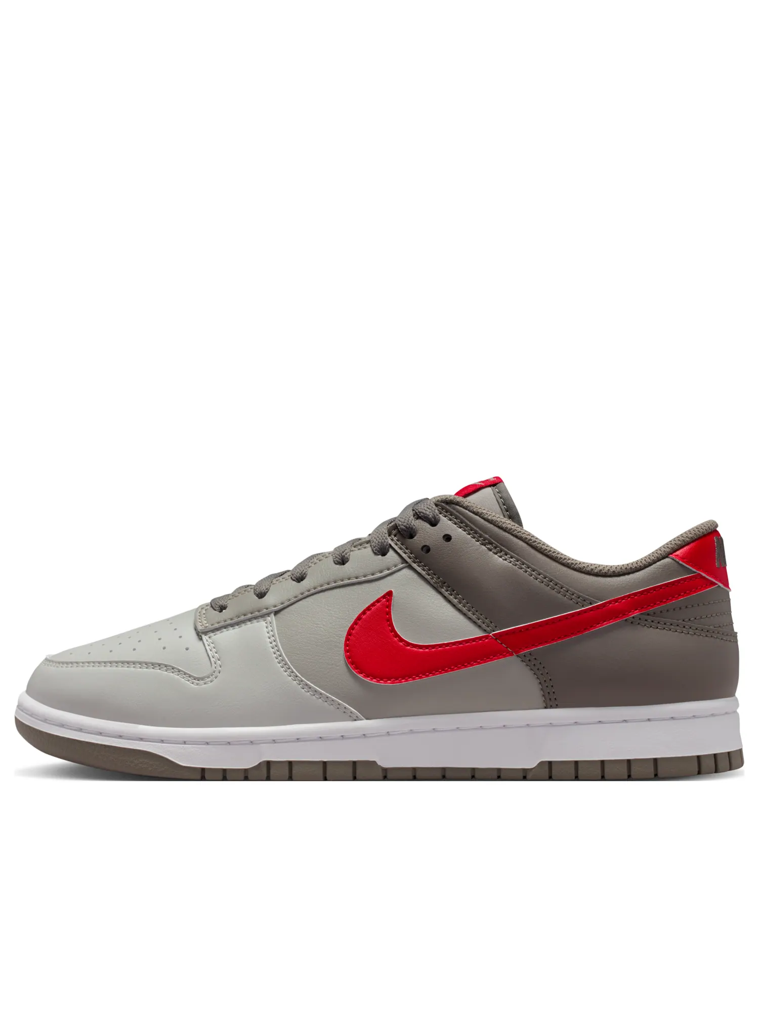 Кроссовки Nike Dunk Low Retro 'Grey Red' — изображение 1 из 7, серый/серый/красный