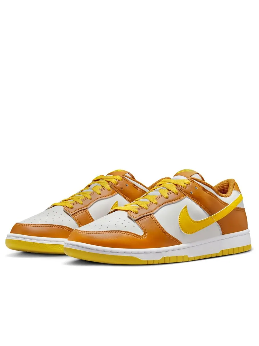 Кроссовки Nike Dunk Low Retro 'Summit White Bright Citron' — изображение 3 из 6, белый
