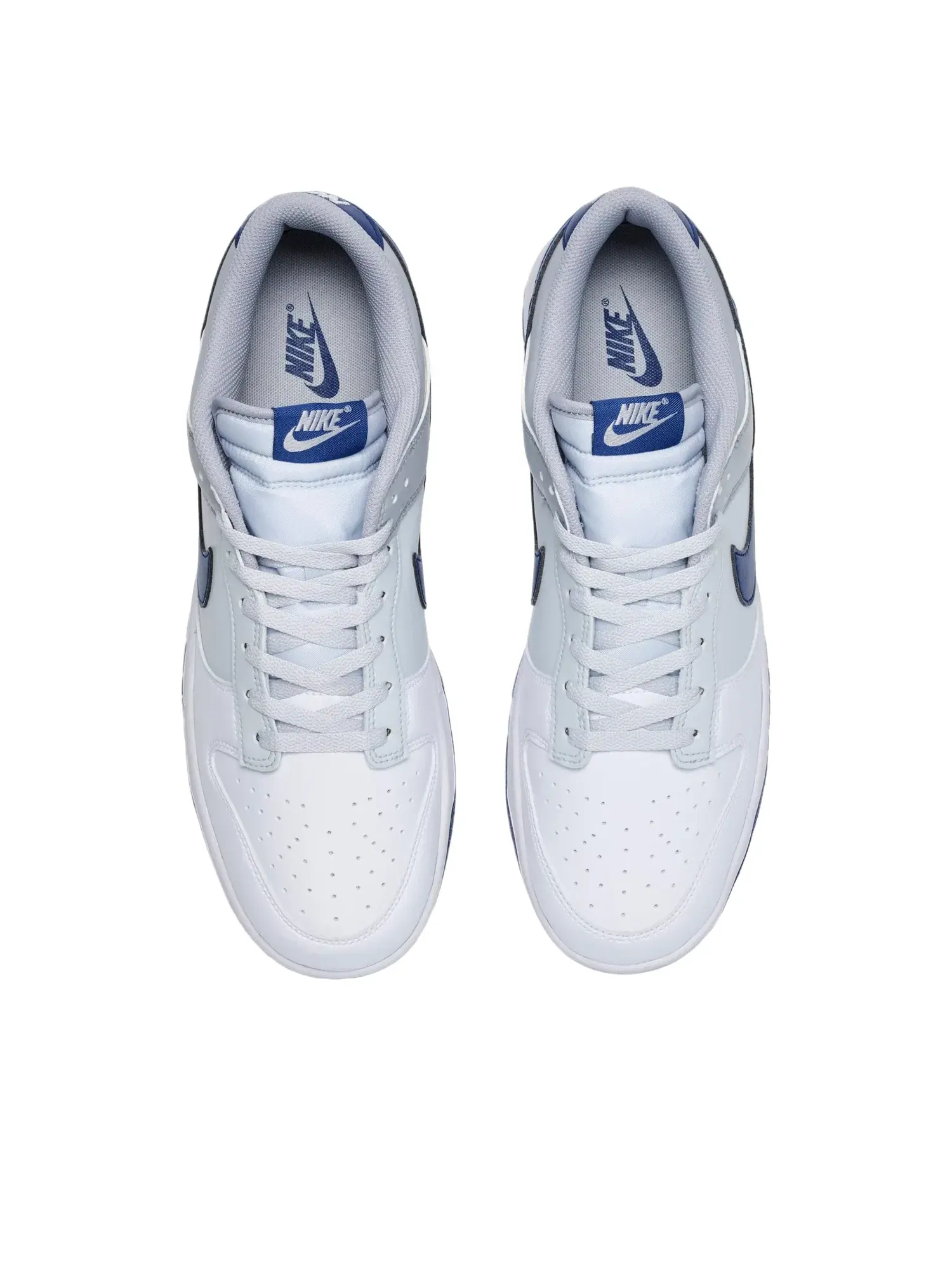 Кроссовки Nike Dunk Low Retro 'White Deep Royal Pure Platinum Wolf Grey' HF5441-118 — изображение 2 из 4, мульти