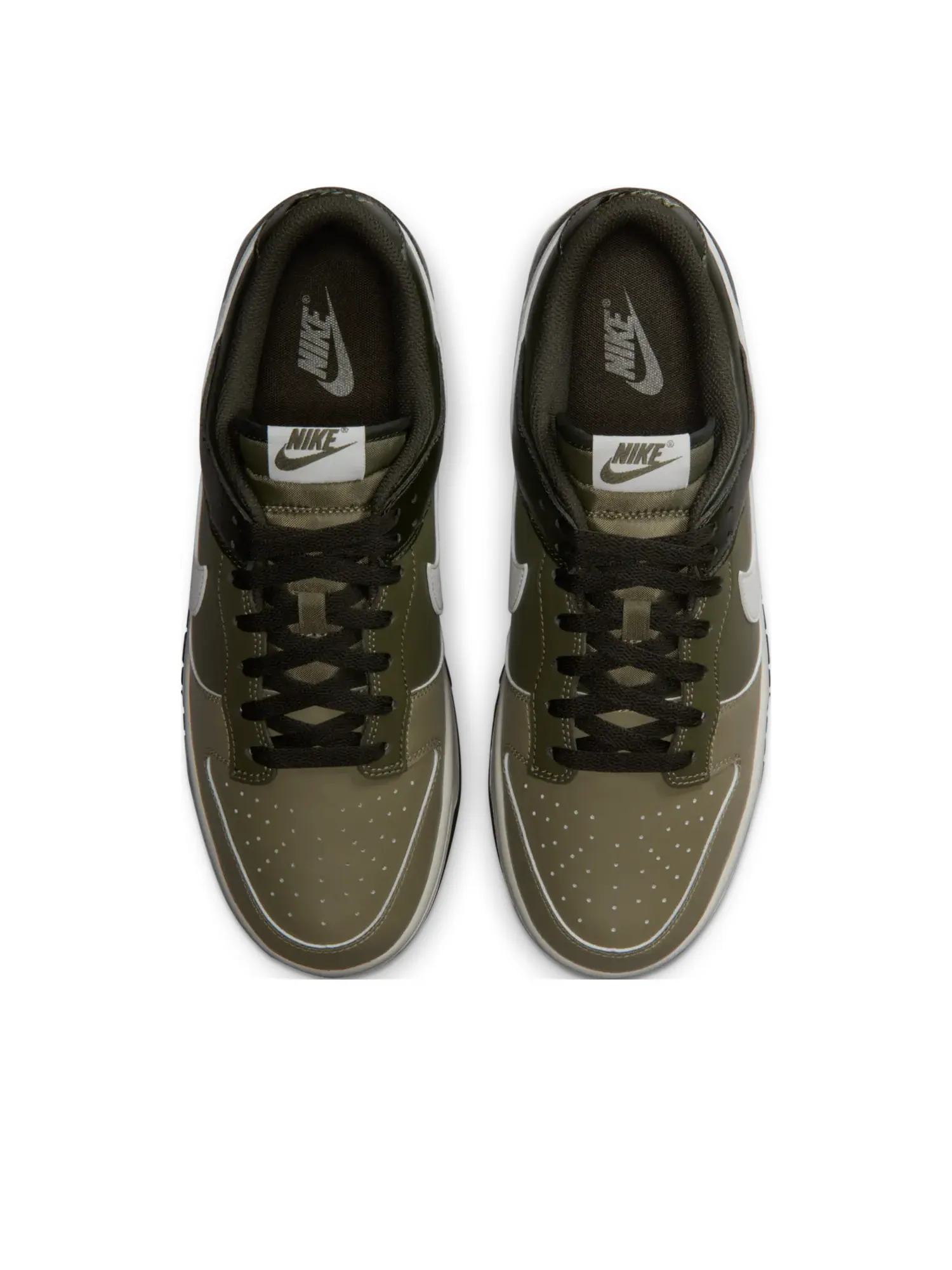 Кроссовки Nike Dunk Low Retro 'Medium Olive Sequoia' — изображение 2 из 7, оливковый зеленый