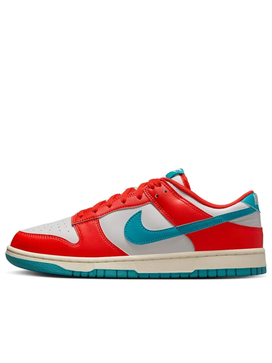 Кроссовки Nike Dunk Low Retro 'Bright Crimson Dusty Cactus' — изображение 1 из 6, оранжевый