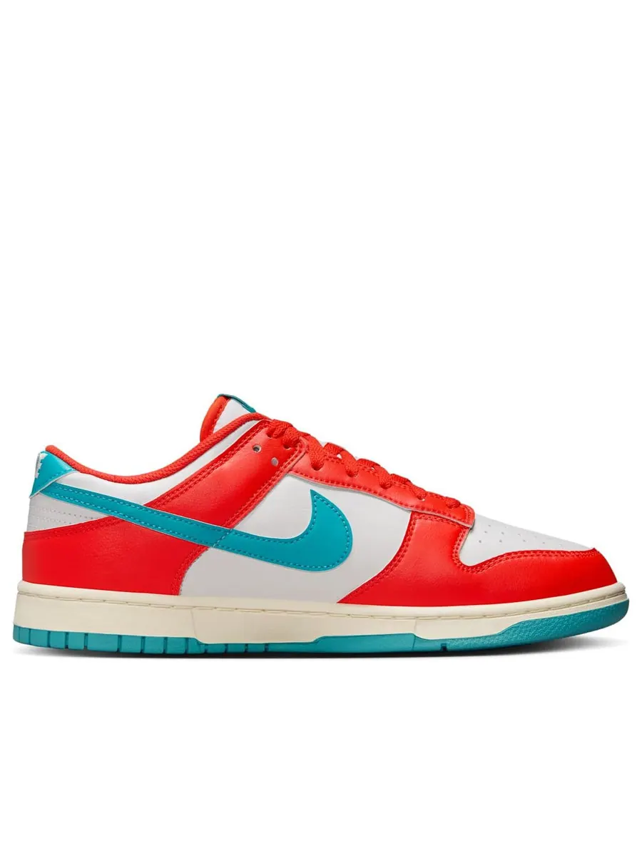 Кроссовки Nike Dunk Low Retro 'Bright Crimson Dusty Cactus' — изображение 2 из 6, оранжевый