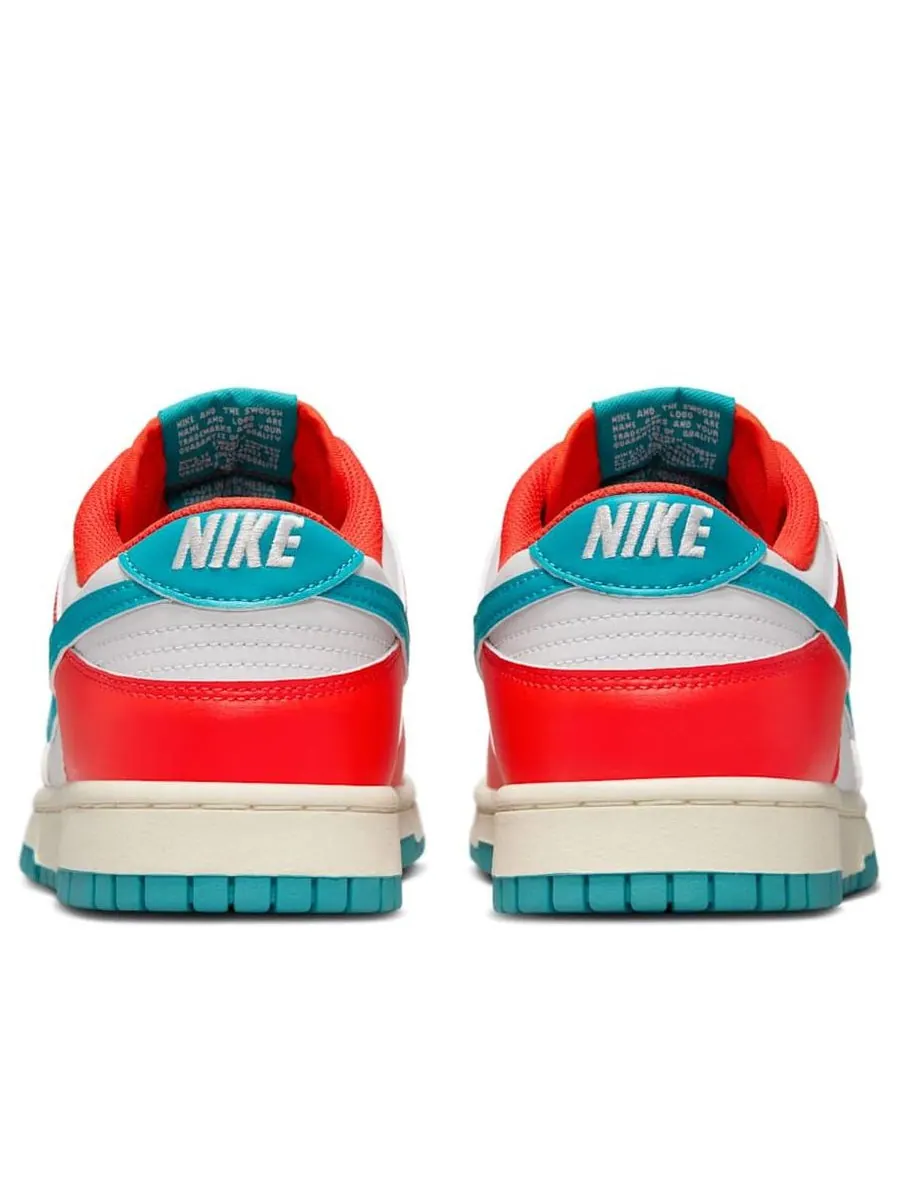 Кроссовки Nike Dunk Low Retro 'Bright Crimson Dusty Cactus' — изображение 5 из 6, оранжевый