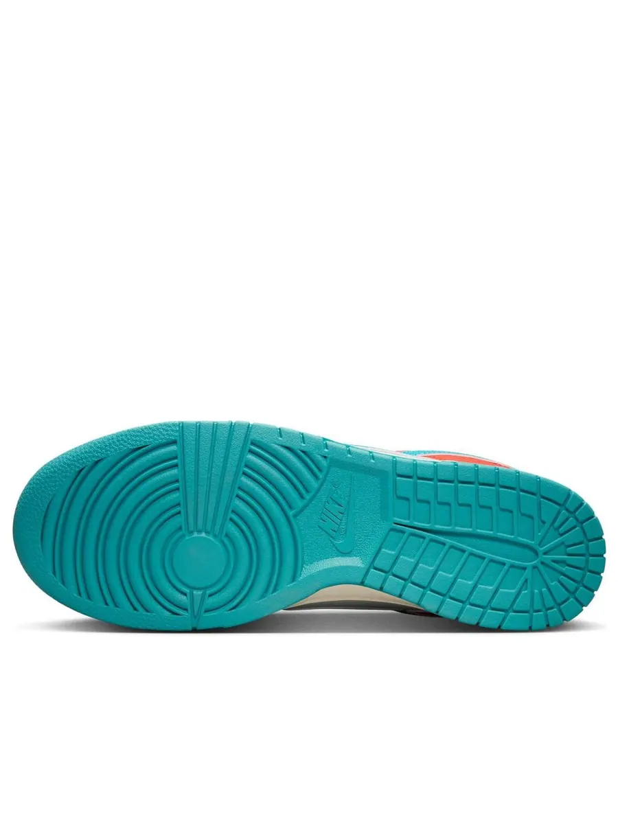 Кроссовки Nike Dunk Low Retro 'Bright Crimson Dusty Cactus' — изображение 6 из 6, оранжевый