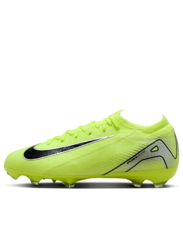Кроссовки jr. mercurial vapor 16 pro fg 'volt black' Nike — изображение 1 из 4, зеленый/черный
