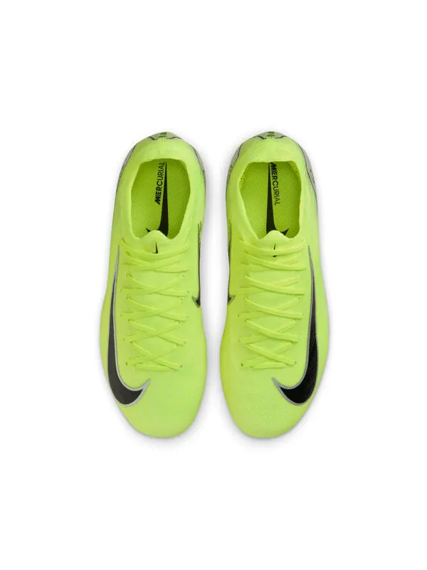 Кроссовки jr. mercurial vapor 16 pro fg 'volt black' Nike — изображение 3 из 4, зеленый/черный