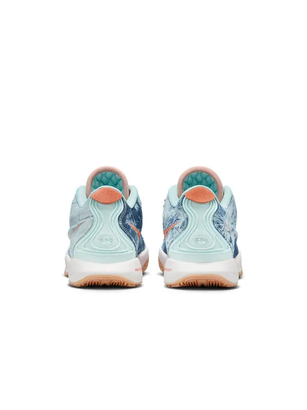 Кроссовки леброн 21 Nike — изображение 4 из 4, синий/белый
