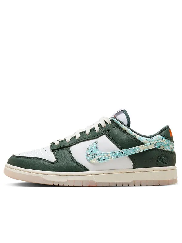 Кроссовки dunk low 'hoops fireball' Nike — изображение 1 из 4, синий/зеленый/белый