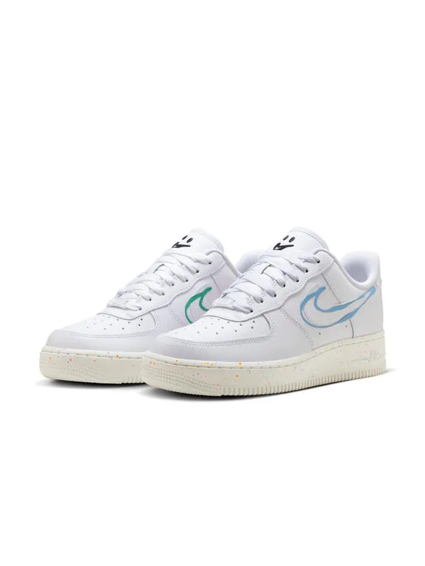 Кроссовки air force 1 07 lx Nike — изображение 2 из 4, белый/синий