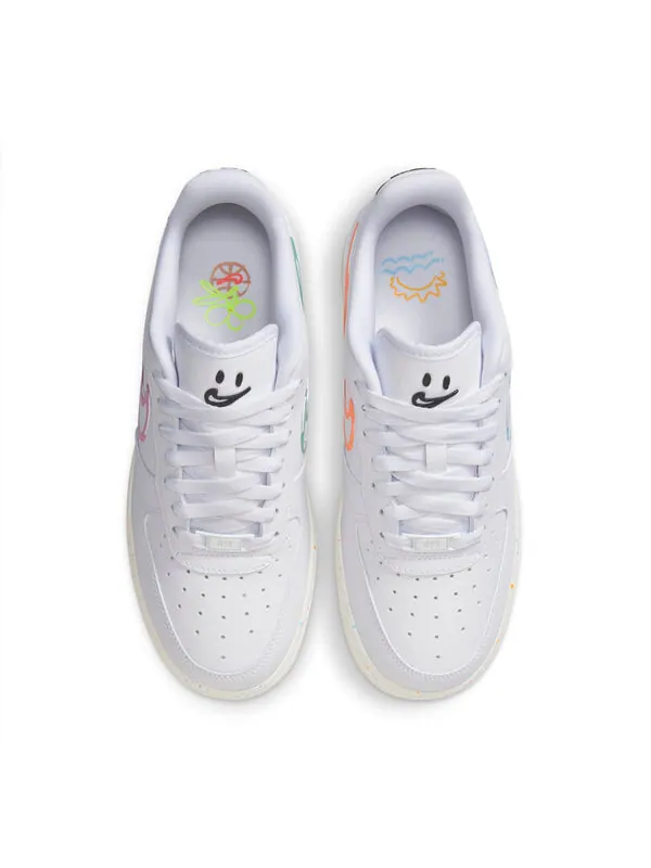 Кроссовки air force 1 07 lx Nike — изображение 3 из 4, белый/синий