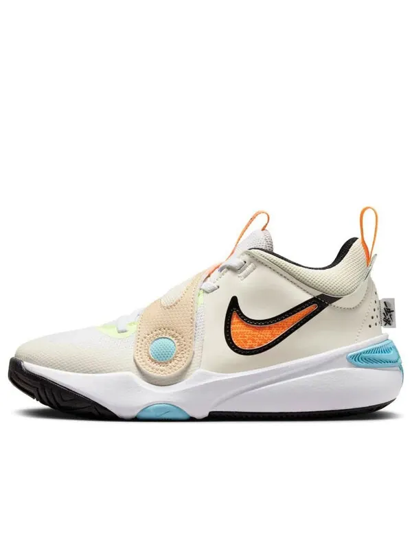Кроссовки команда hustle d 11 Nike — изображение 1 из 4, белый/оранжевый