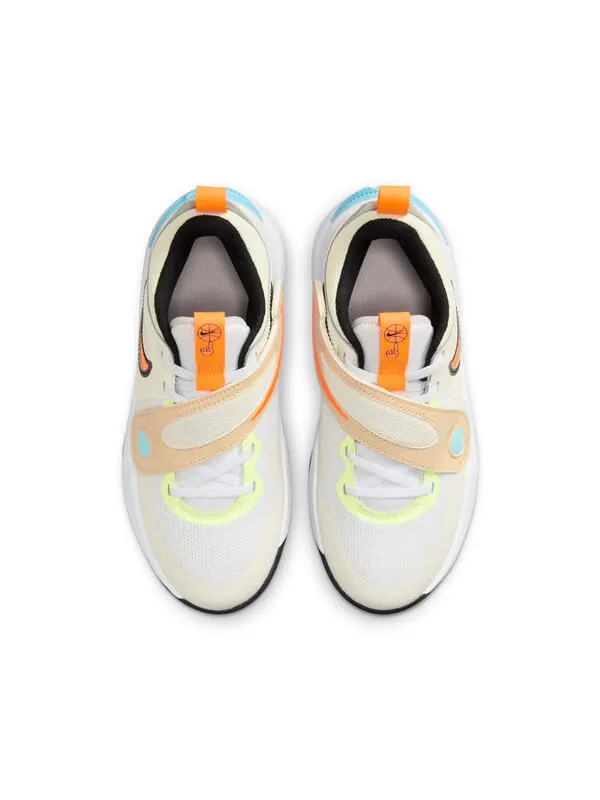 Кроссовки команда hustle d 11 Nike — изображение 3 из 4, белый/оранжевый