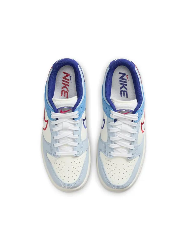 Кроссовки dunk low 'armory blue red mesh' Nike — изображение 4 из 4, светлый синий/белый
