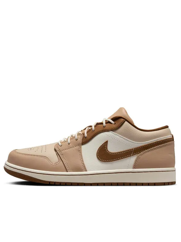 Кроссовки 1 low se 'hemp light british tan' Air Jordan — изображение 1 из 4, светлый бежевый