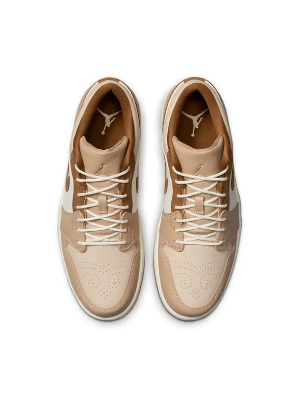 Кроссовки 1 low se 'hemp light british tan' Air Jordan — изображение 3 из 4, светлый бежевый
