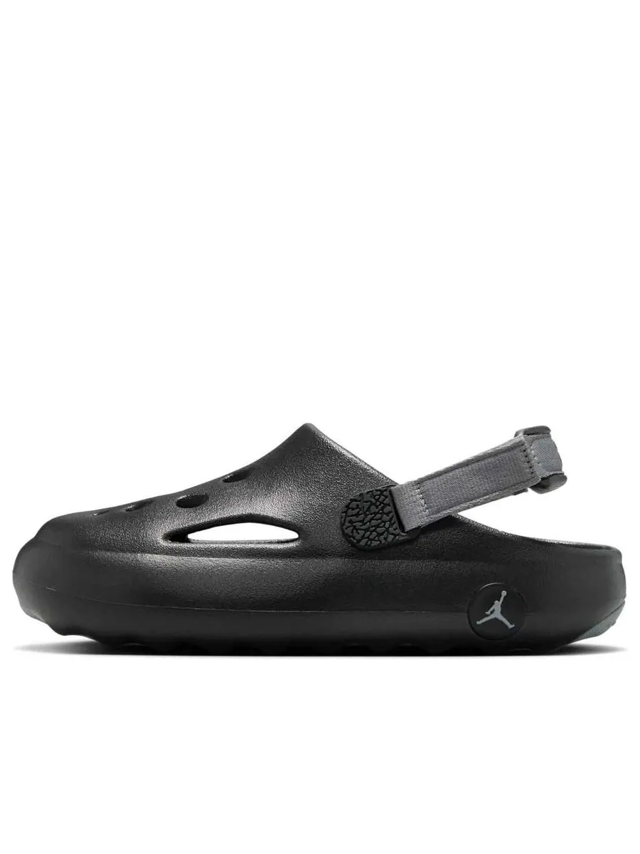 Сандалии (GS) Air Jordan Hydrip 'Black Smoke Grey' — изображение 1 из 6, черный