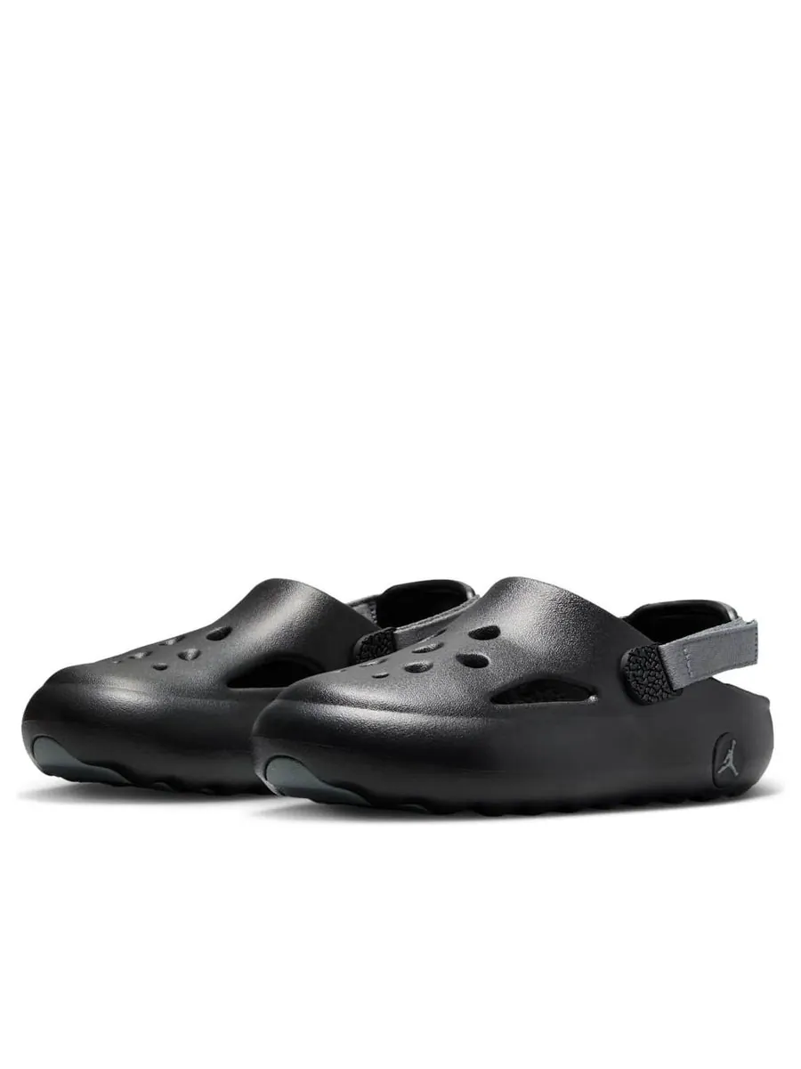 Сандалии (GS) Air Jordan Hydrip 'Black Smoke Grey' — изображение 3 из 6, черный