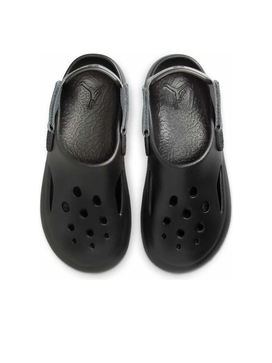 Сандалии (GS) Air Jordan Hydrip 'Black Smoke Grey' — изображение 4 из 6, черный