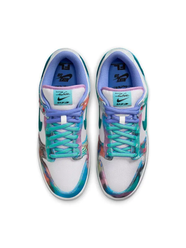 Кроссовки x futura laboratory sb dunk low Nike — изображение 4 из 4, голубой//белый
