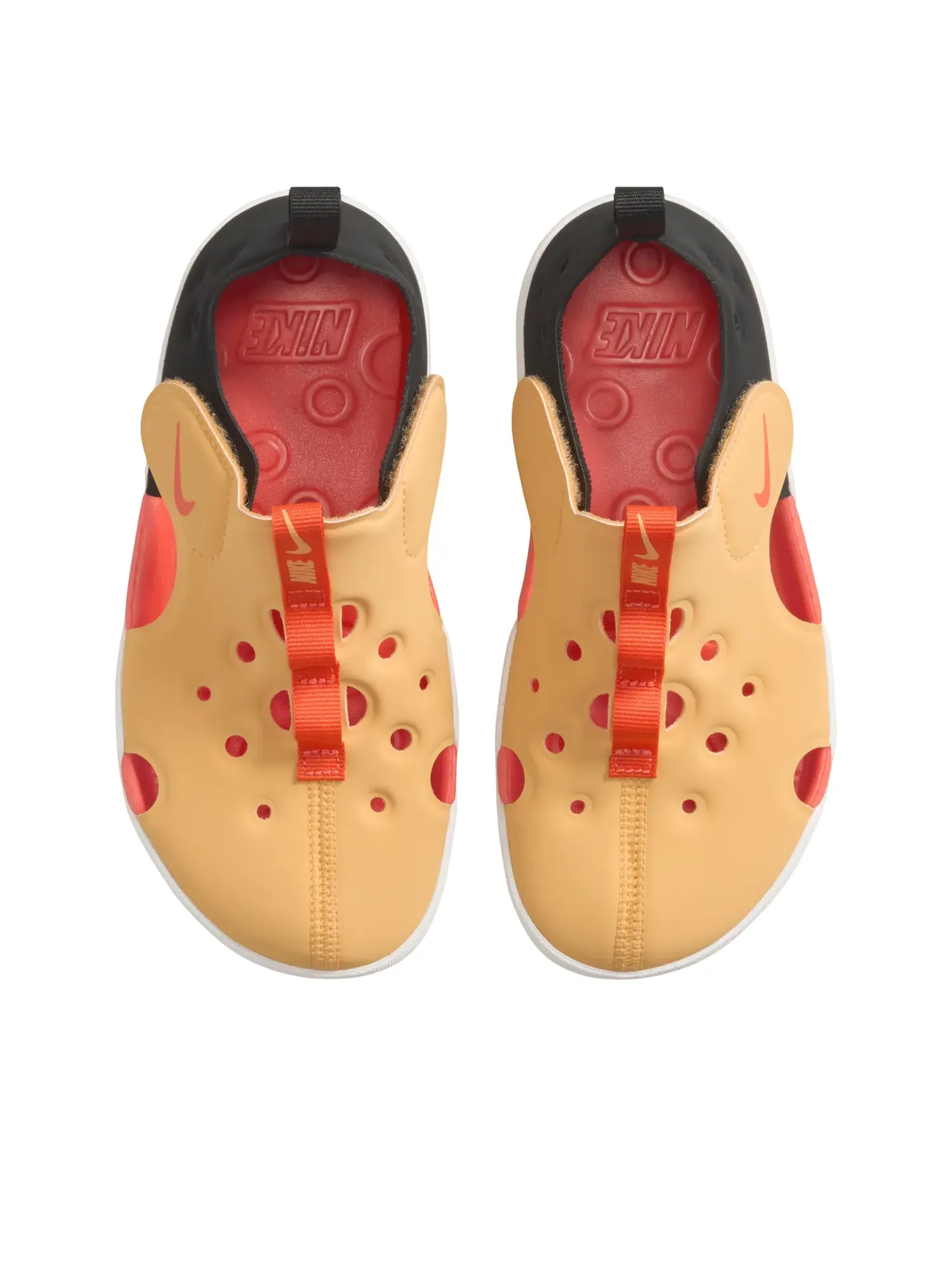 (PS) Кроссовки Nike Sunray Protect 4 'Оранжево-черный' — изображение 2 из 6