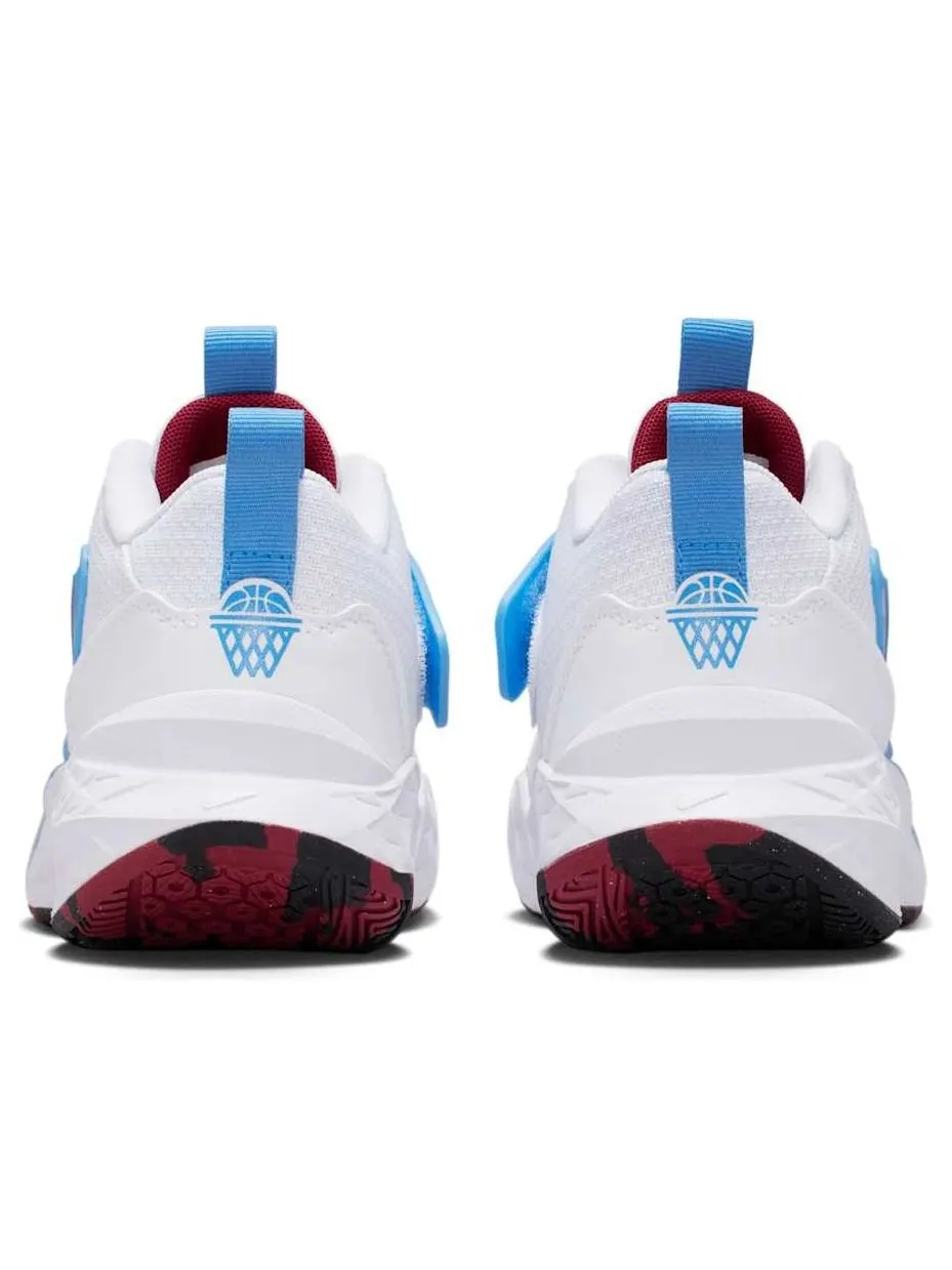 Кроссовки (GS) Nike Team Hustle D12 'University Blue Team Red' — изображение 3 из 6, белый