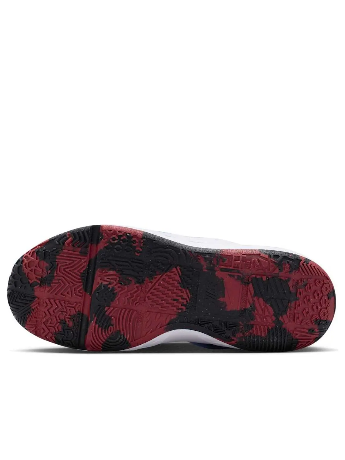Кроссовки (GS) Nike Team Hustle D12 'University Blue Team Red' — изображение 5 из 6, белый