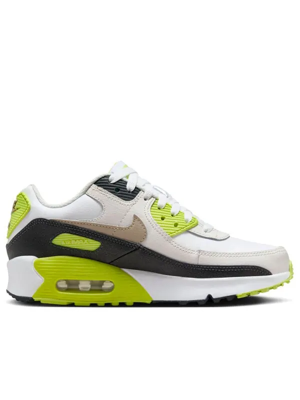 Кроссовки air max 90 'white cyber dark smoke grey khaki' Nike — изображение 2 из 4, белый//темный серый/хаки