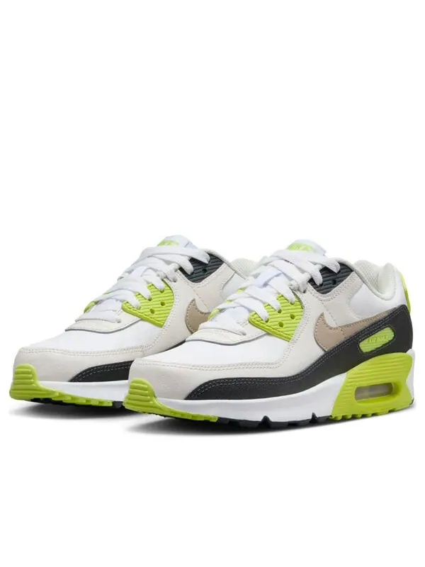Кроссовки air max 90 'white cyber dark smoke grey khaki' Nike — изображение 3 из 4, белый//темный серый/хаки