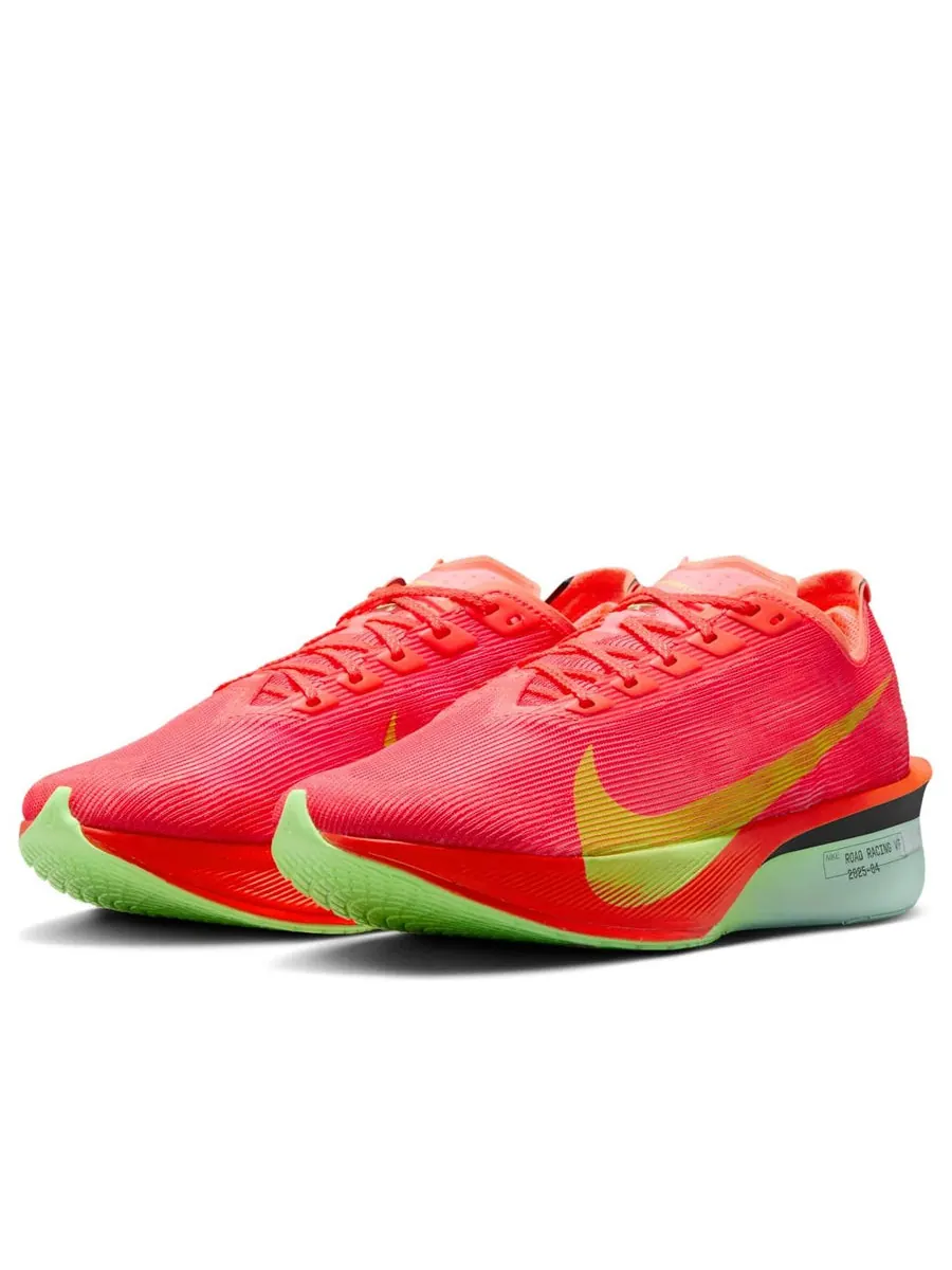 Кроссовки (WMNS) Nike ZoomX Vaporfly Next% 4 'Bright Crimson Mint Foam Cave Purple Lime Blast' — изображение 3 из 6, красный