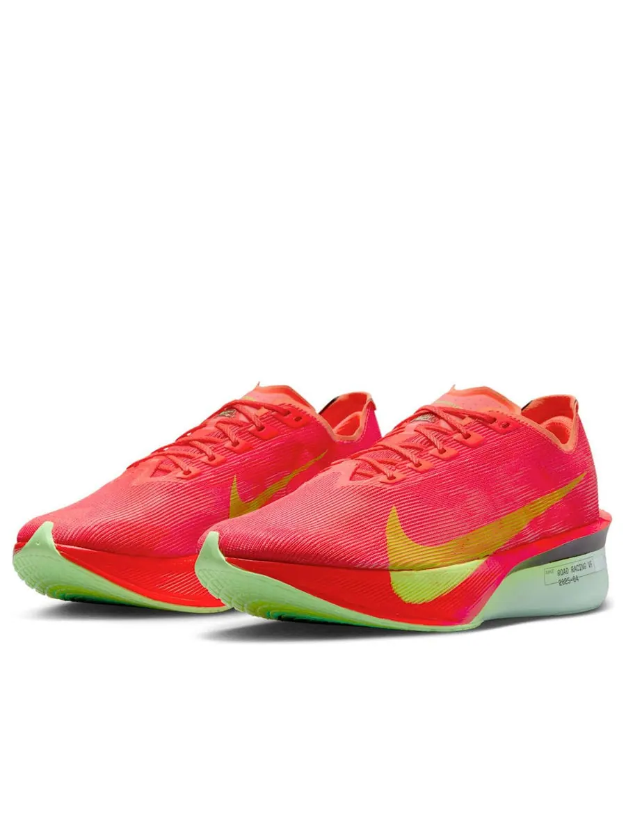 Кроссовки Nike ZoomX Vaporfly Next% 4 'Bright Crimson Mint Foam Cave Purple Lime Blast' — изображение 3 из 6, красный