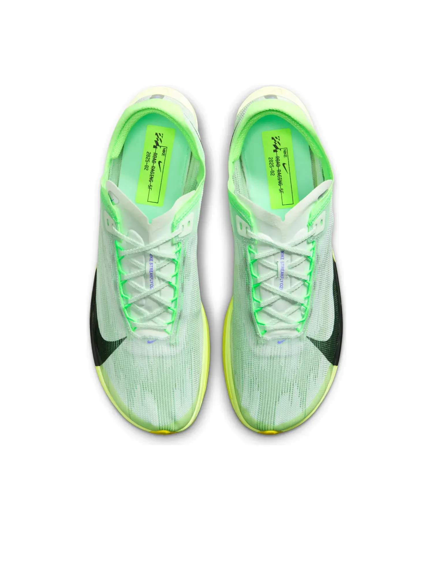 Кроссовки Nike Streakfly 2 'Barely Green Black Volt Ice' — изображение 2 из 7, зеленый