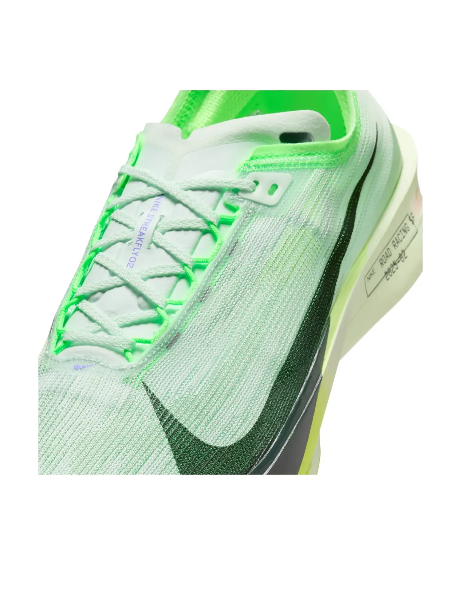 Кроссовки Nike Streakfly 2 'Barely Green Black Volt Ice' — изображение 5 из 7, зеленый