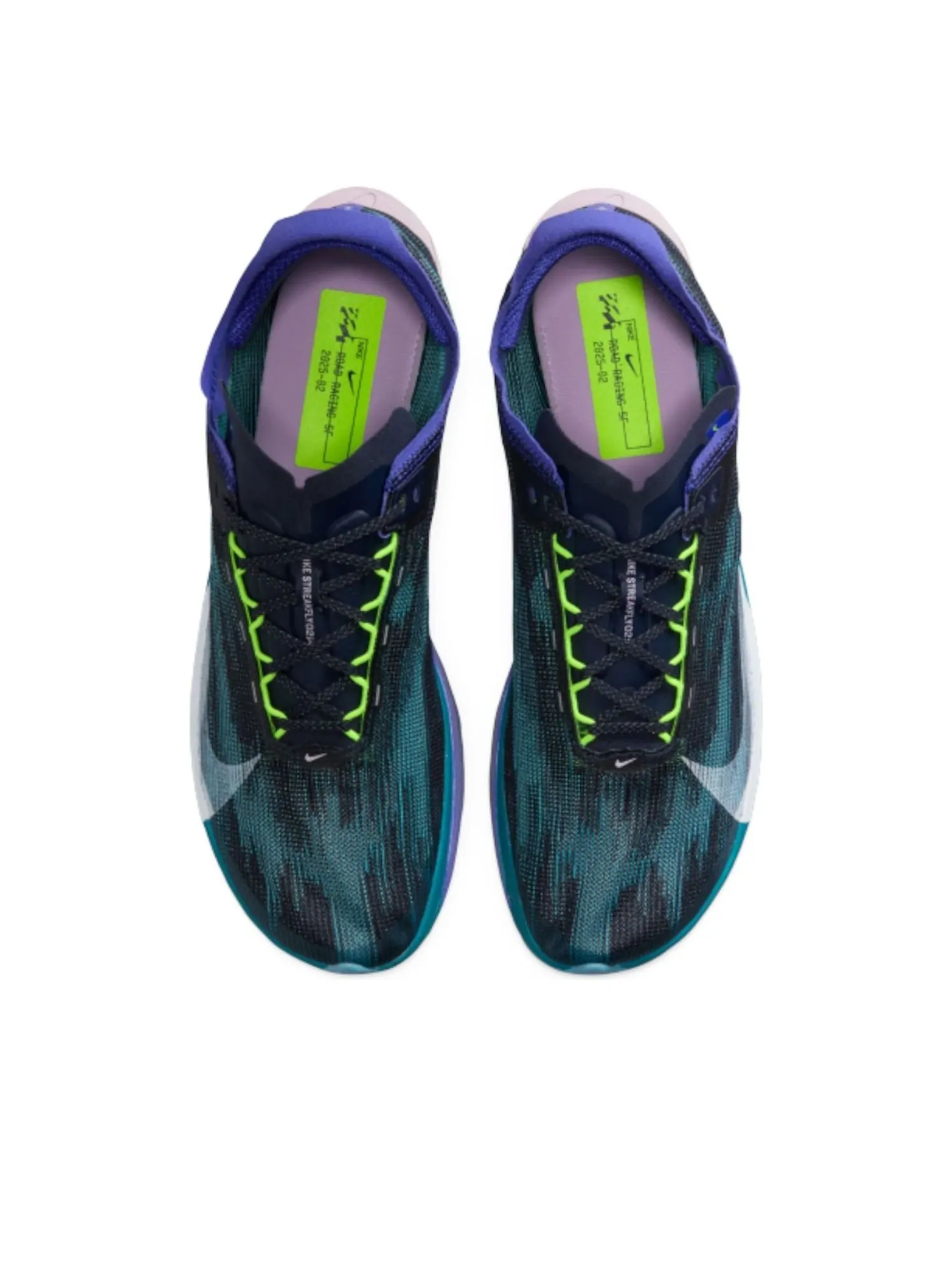 Кроссовки Nike Streakfly 2 'Obsidian White Persian Purple' — изображение 2 из 5, синий